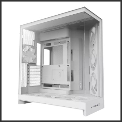 NZXT H9 Flow RGB+ 2025 WHITE
